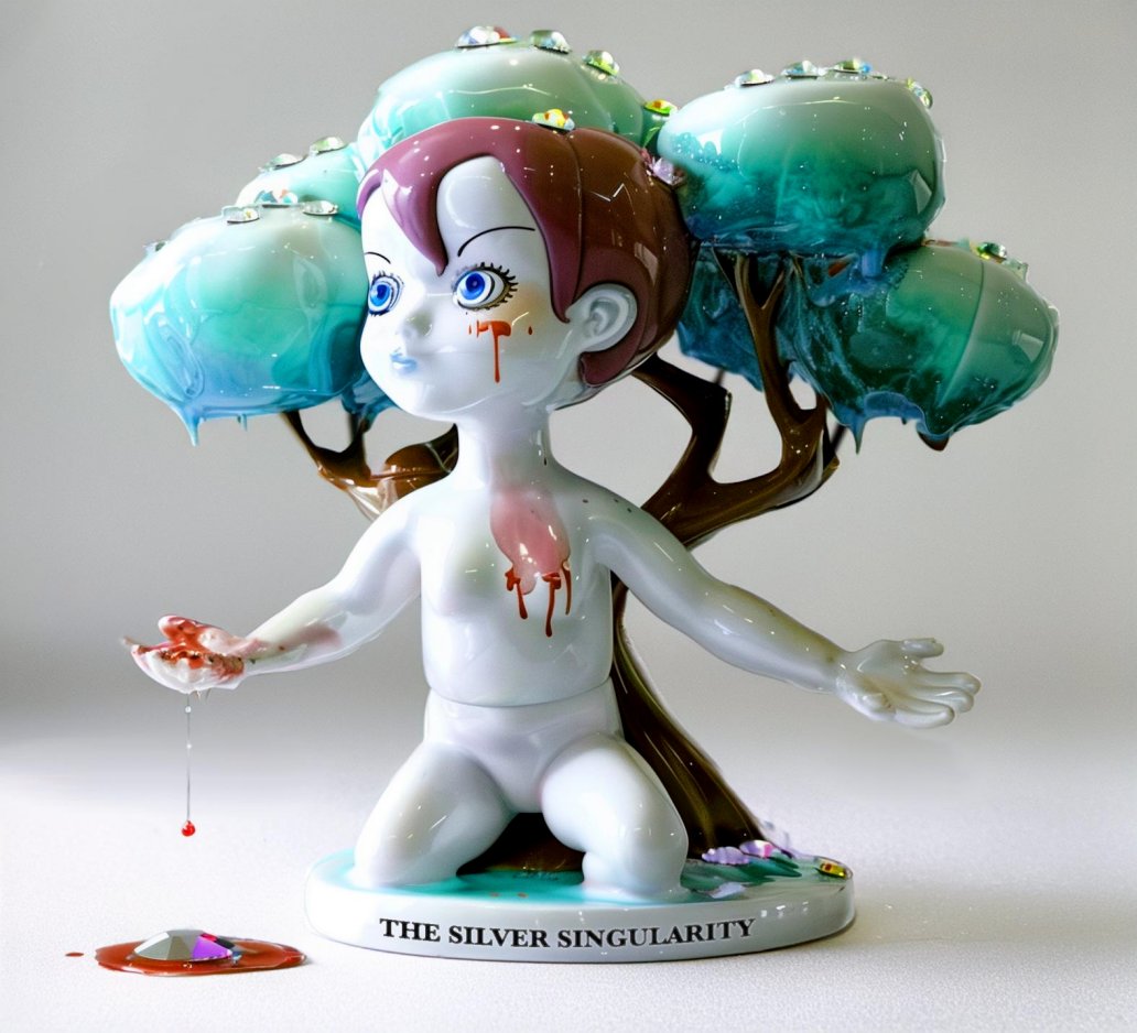 《银色奇点》雕塑作品 / The Silver Singularity, sculpture