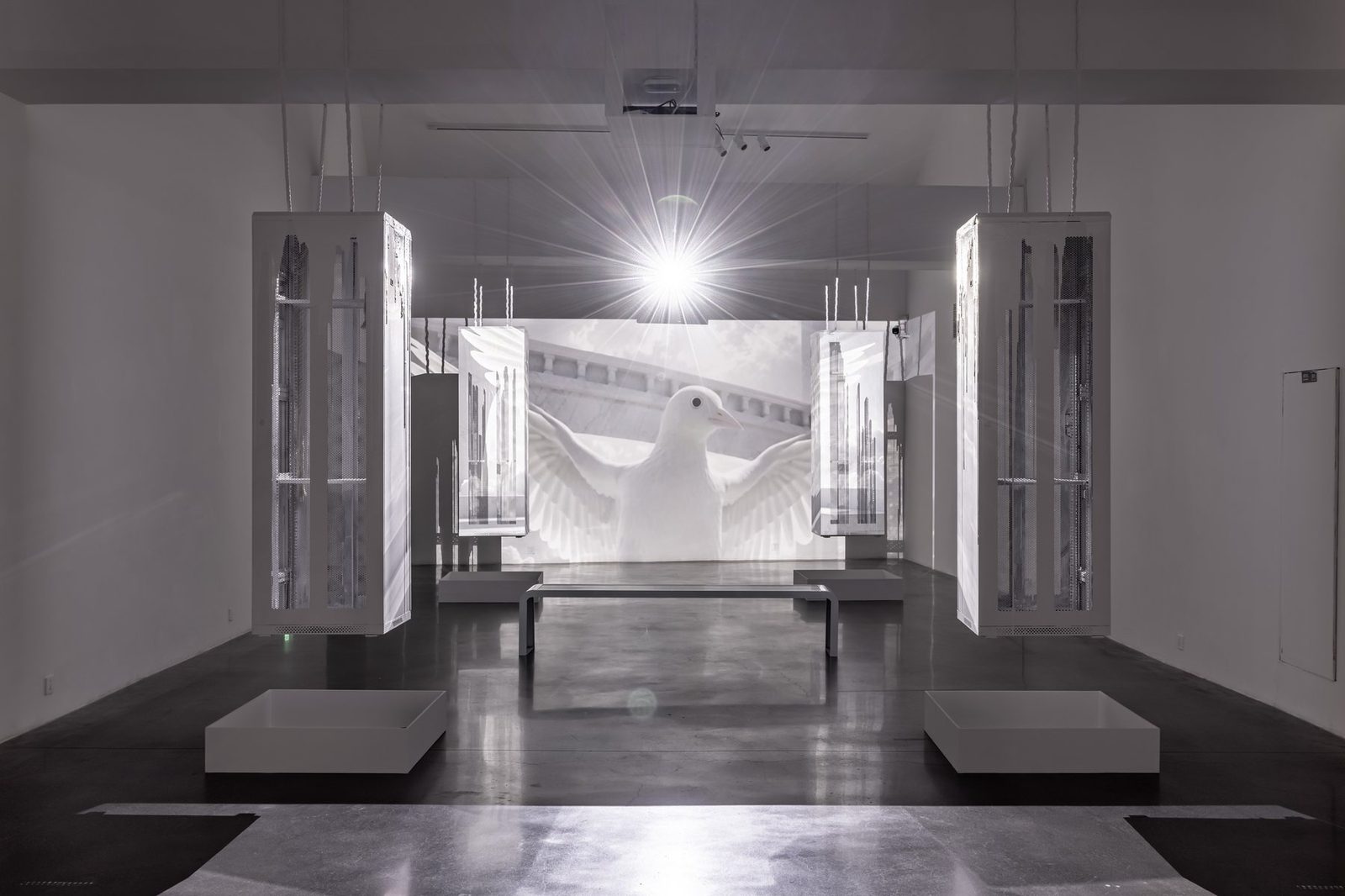 Suspended Servers — installation view